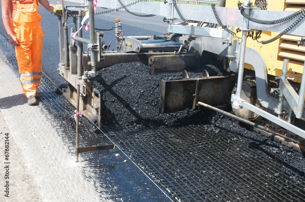 Fototapeta premium asphalting