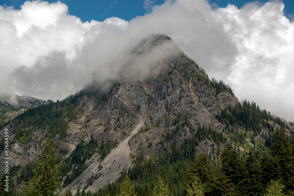 Mounntain in the Snoqualmie Range