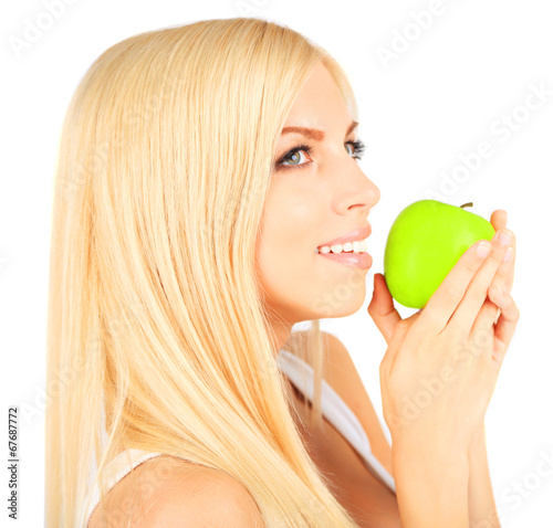 Young beautiful woman with ...