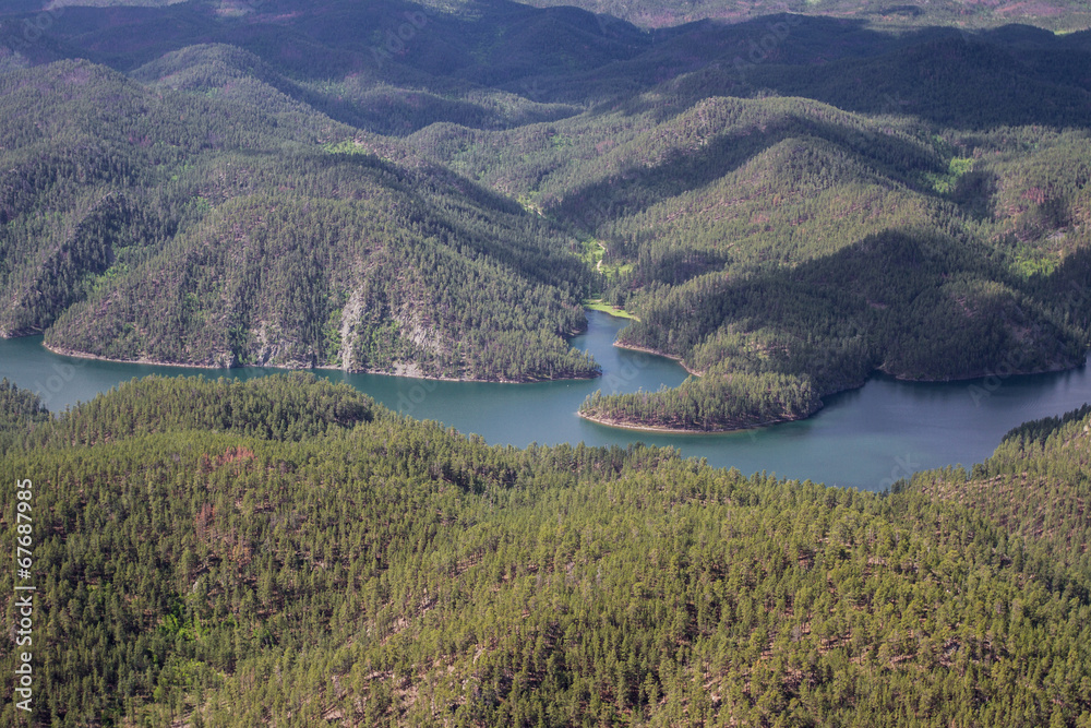 Sheridan Lake, aerial view