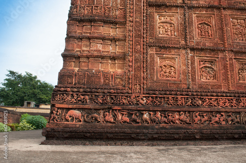 Figurines made of terracotta, Bishnupur , India photo