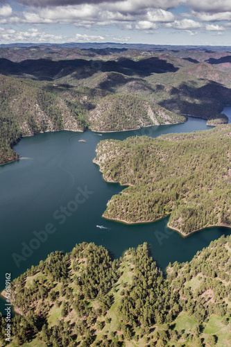 Sheridan Lake, aerial view photo