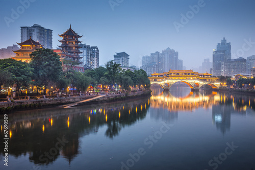 Chengdu, China On the Jin River