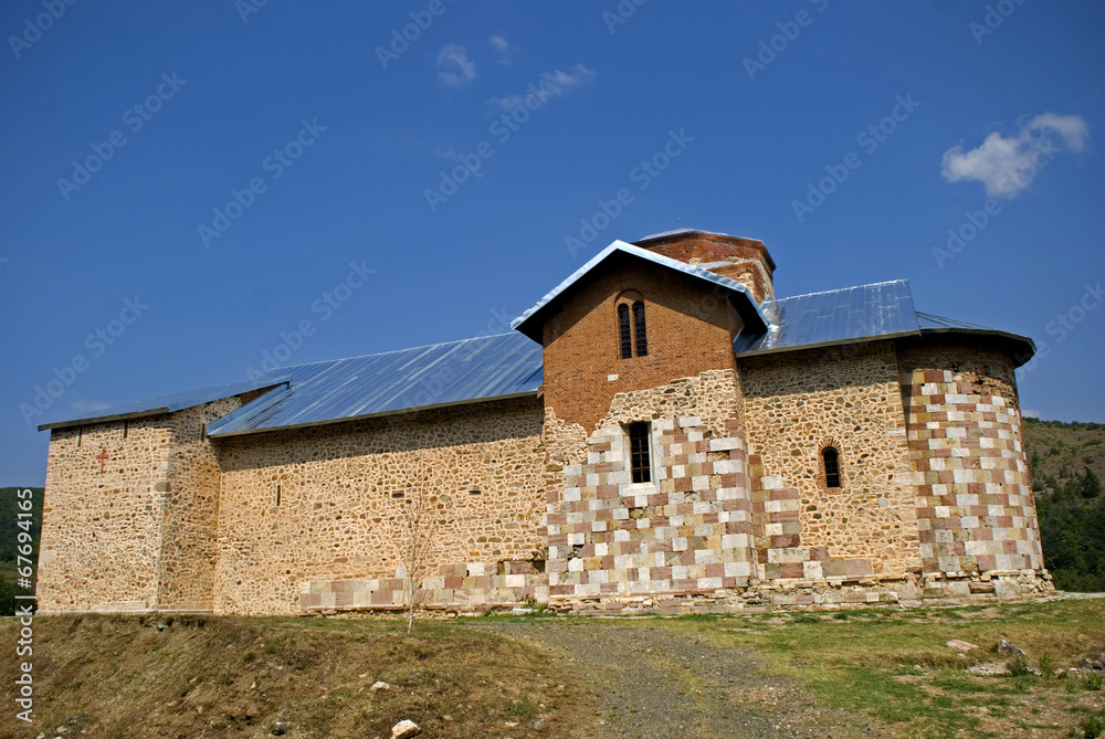 Serbian orthodox monastery, Banjska, Kosovo