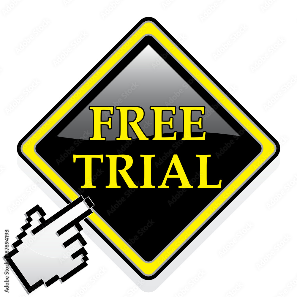 Obraz premium FREE TRIAL ICON