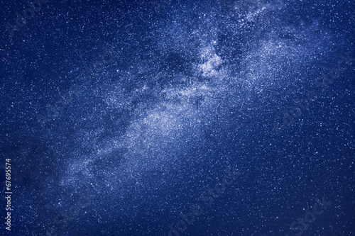 milky way stars background © magann