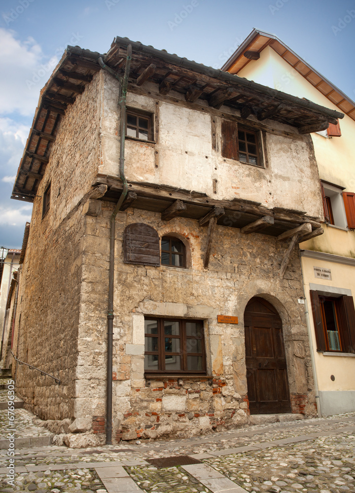 Medieval house in Cividale del Friuli