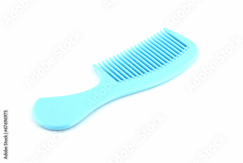 blue combed tool.