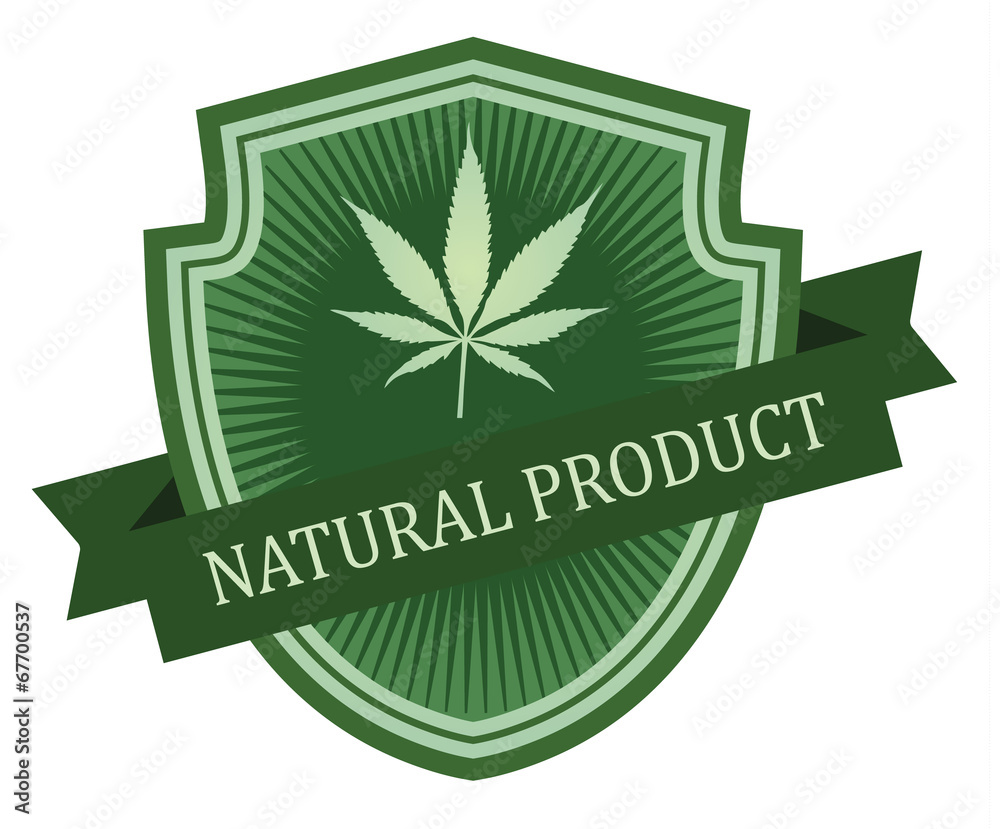 Set of medicinal marijuana label Set of medicinal marijuana label