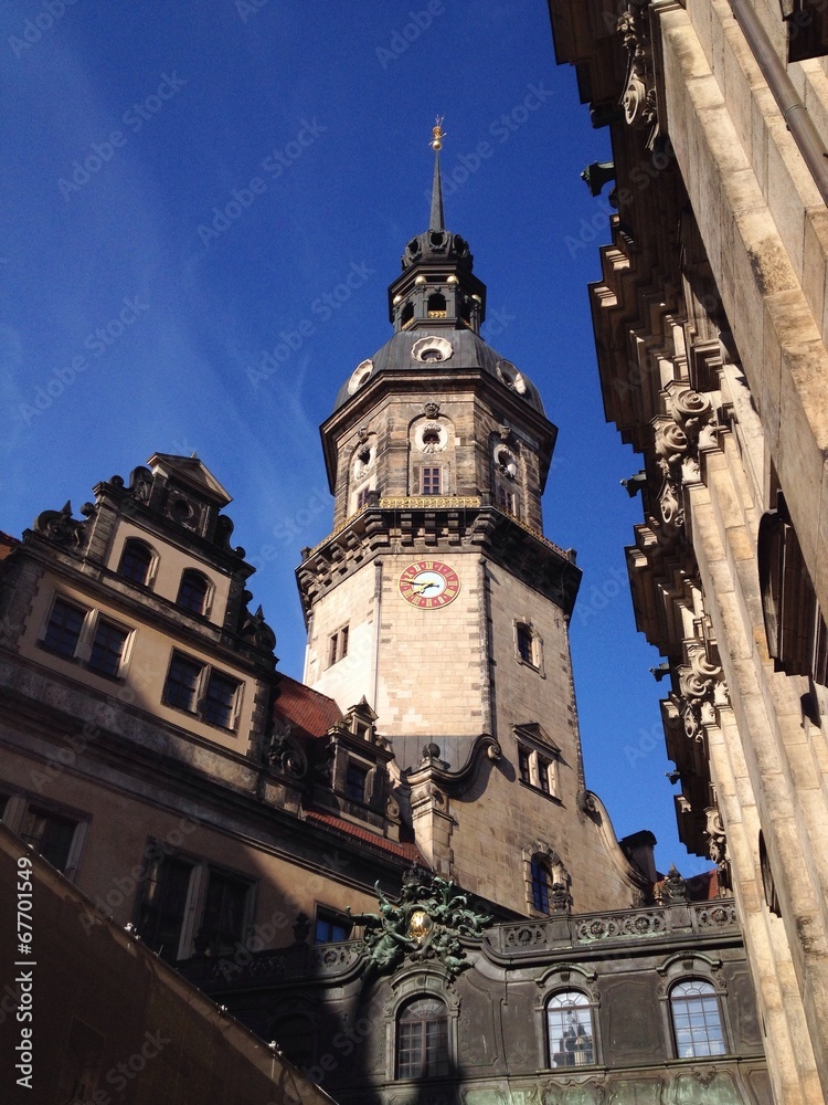 Hausmannsturm des Dresdner Schlosses Hausmannsturm des Dresdner Schlosses