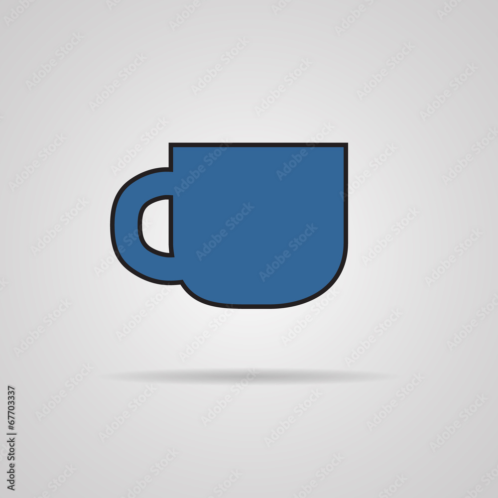 Coffee cup icon. Vector Illustration Coffee cup icon. Vector Illustration