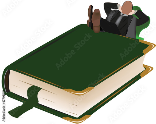 relax con un libro