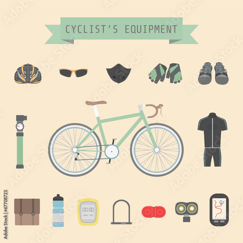 cyclist's gear
