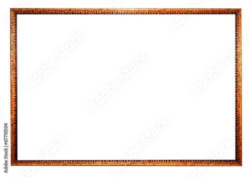 Picture frame on a white background