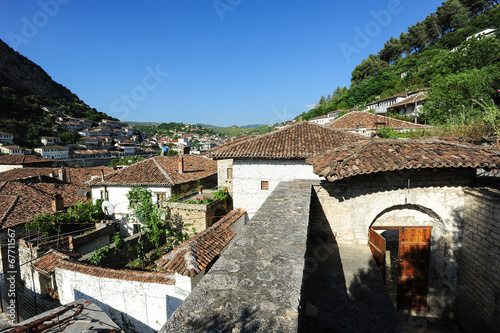 The old houses of Berat on Albania