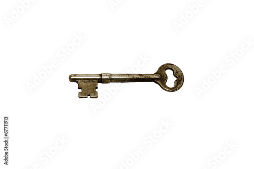 Antique skeleton key. © Teresa Barber