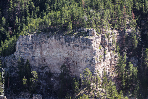 aerial view of the rocky terrain in South Dakota