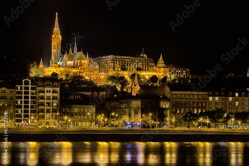 Danube Night View in Budapest