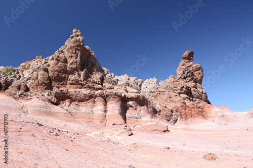 Tenerife  roches oxyd  es du volcan