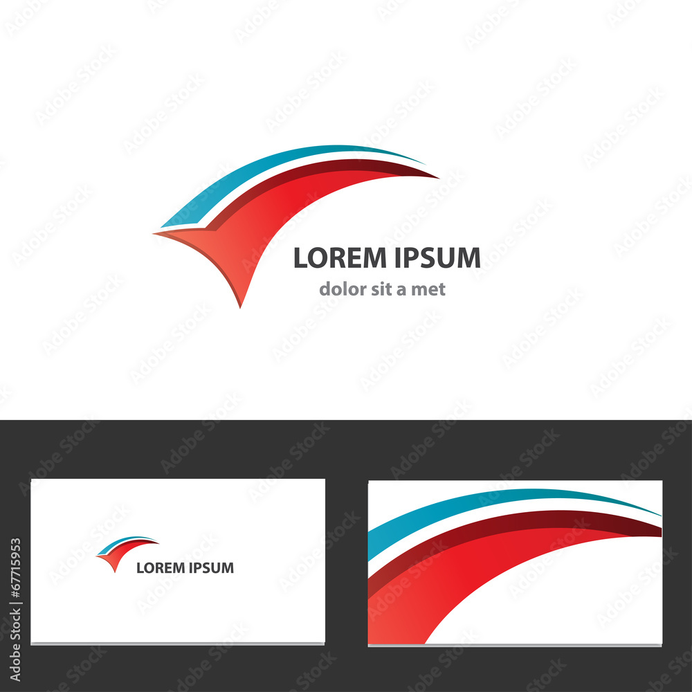 Abstract vector logo design template Abstract vector logo design template