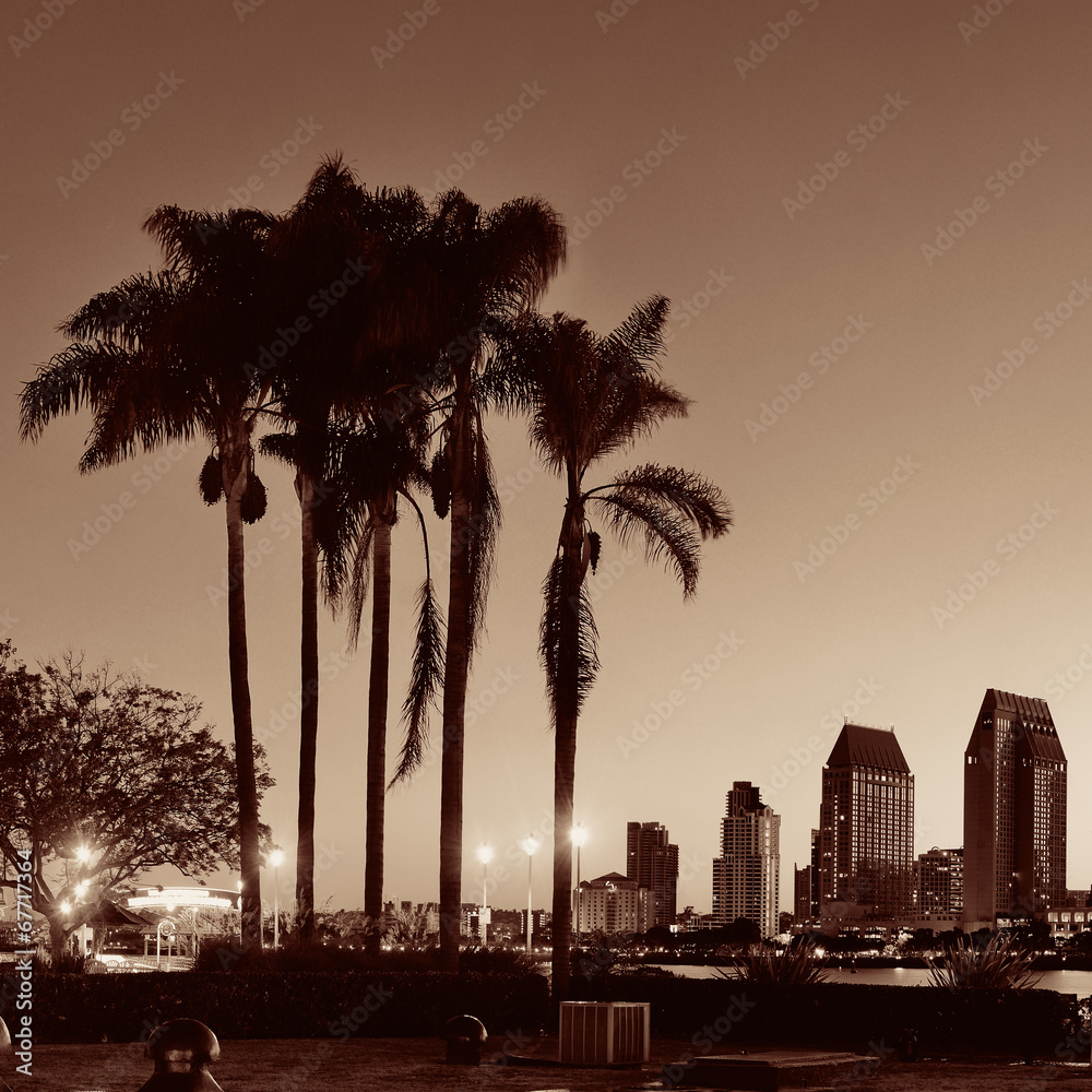 Obraz premium San Diego morning