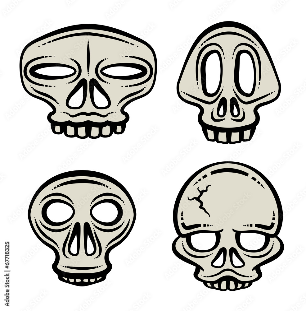Halloween Skull Set