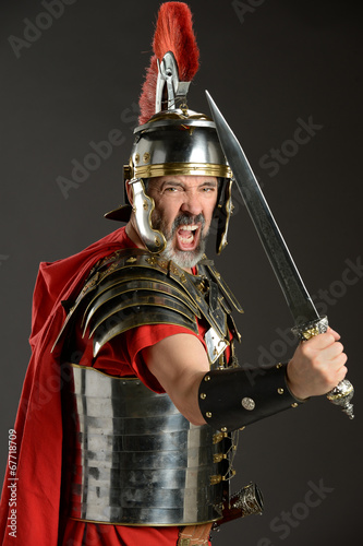 Roman Soldier With Sword photo