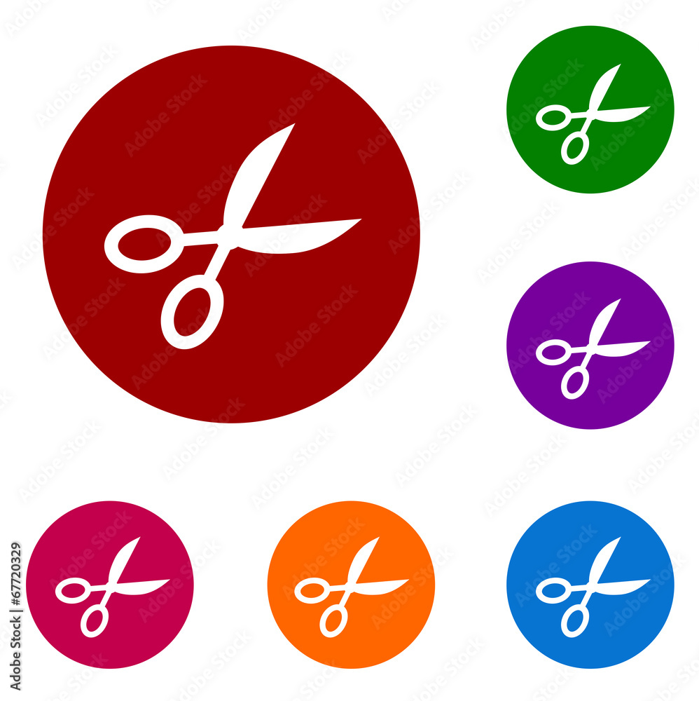 web button / circle frame / speech bubble