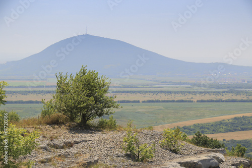 View of the mountain Mashuk with a mountain plateau Lisaya