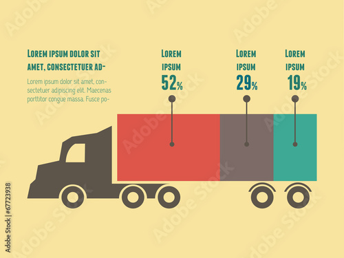 Transportation Infographic Element