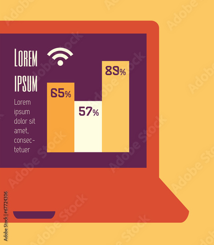 Technology Infographic Element