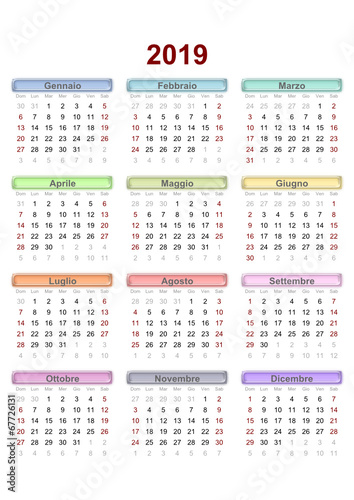 italian calendar