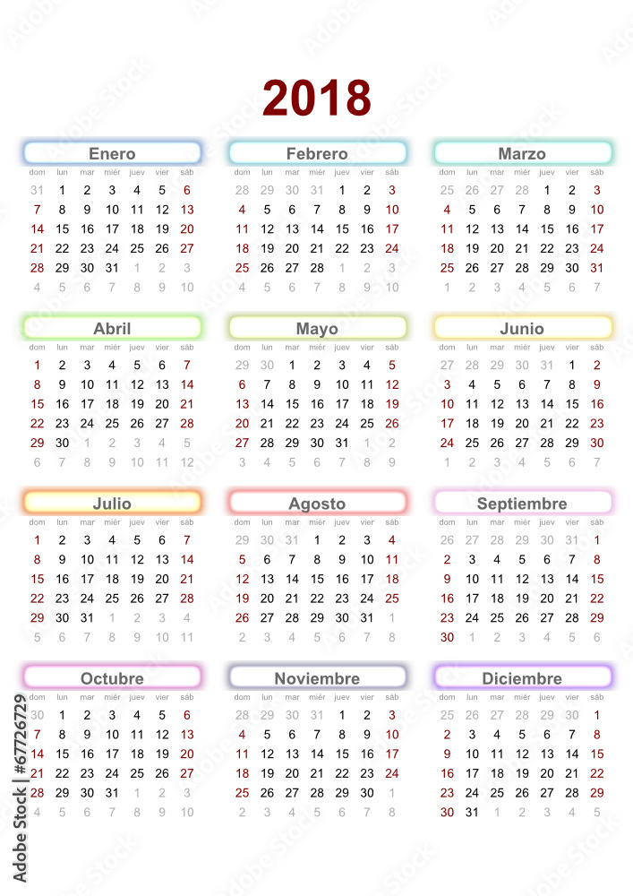 2018 calendar 2018 calendar