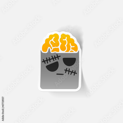 realistic design element: zombie
