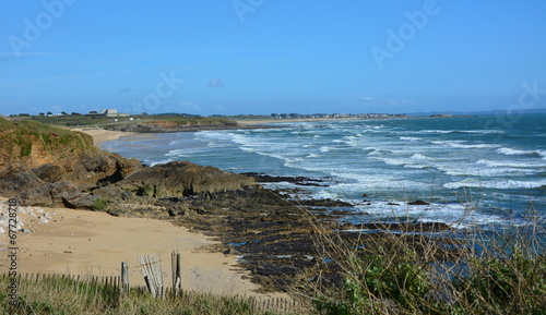 Guidel, plage fort bloqué, bretagne
