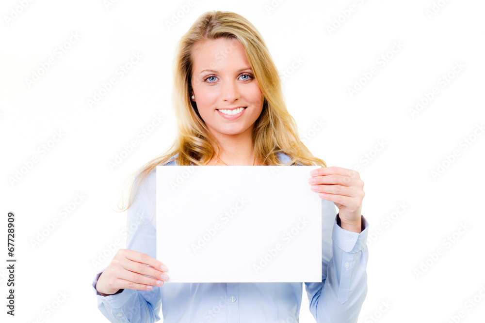 beautiful woman shows a sign beautiful woman shows a sign