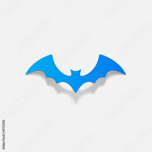 realistic design element: bat