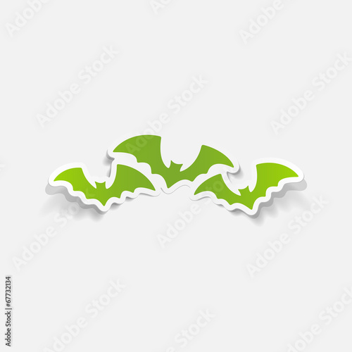 realistic design element: bat