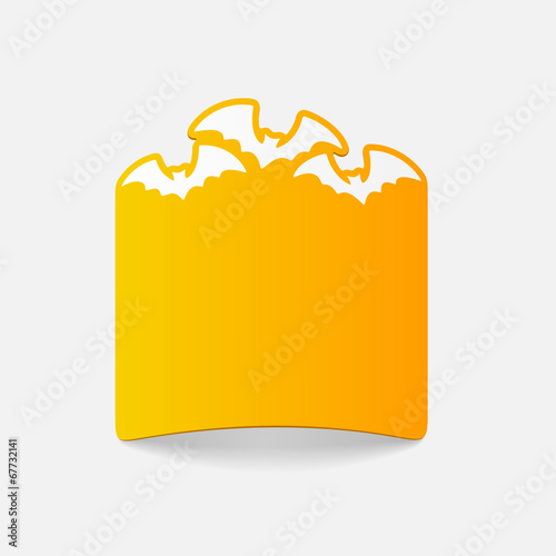 realistic design element: bat