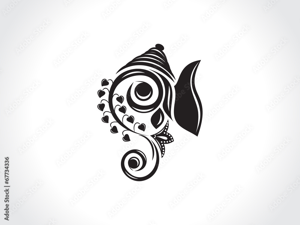 Obraz premium abstract artistic ganesha background