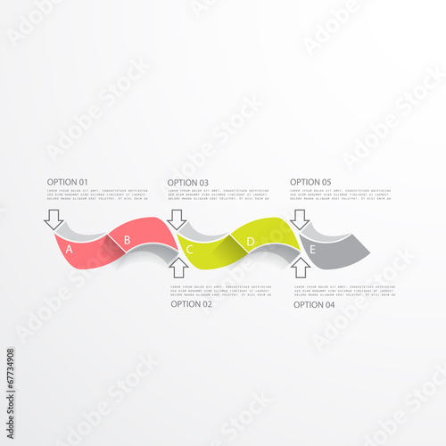 Modern infographic template