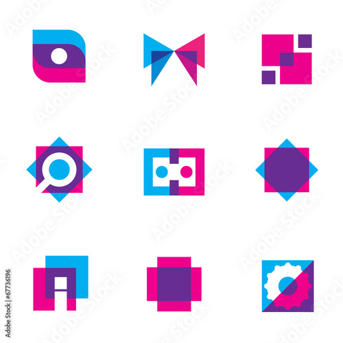 Computer technology blue search settings menu button logo icon