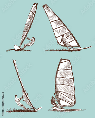 Windsurfing sketch