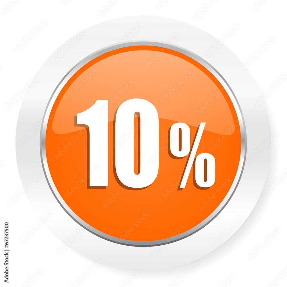 10 percent orange computer icon 10 percent orange computer icon