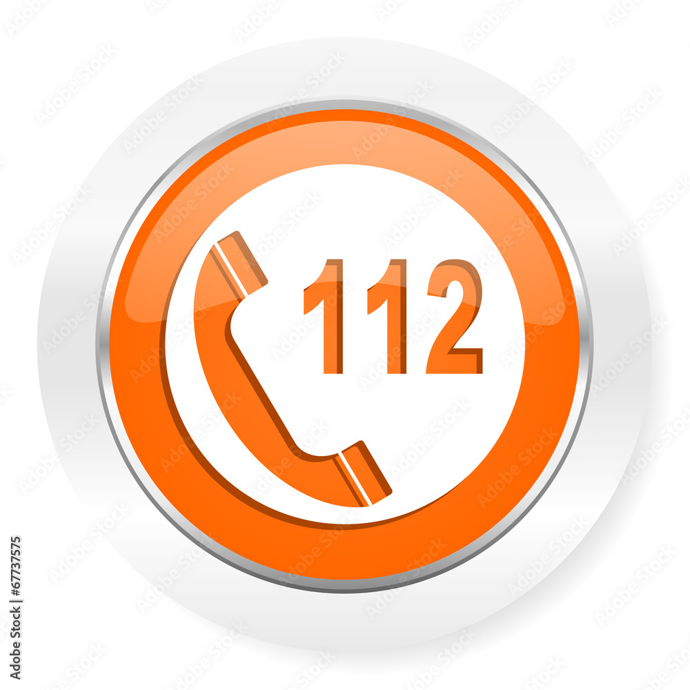 emergency call orange computer icon emergency call orange computer icon