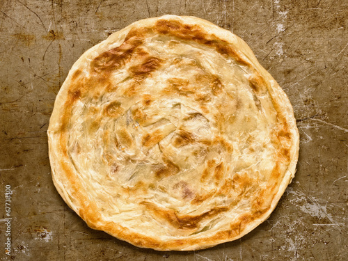 rustic indian roti prata photo