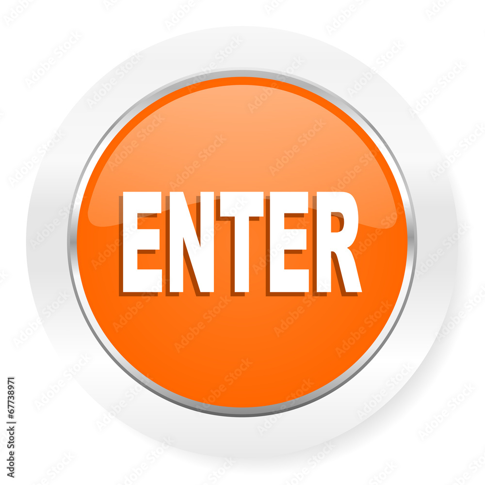 enter orange computer icon enter orange computer icon