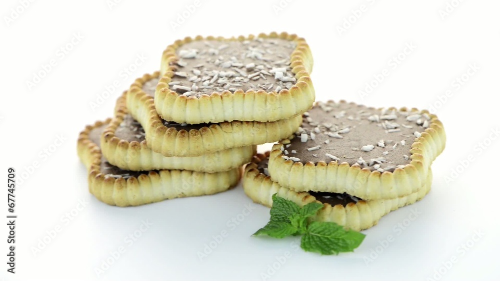 Chocolate tart cookies Chocolate tart cookies