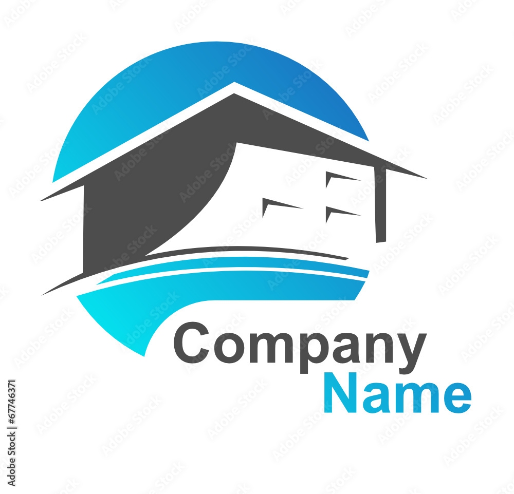 Vecteur Stock logo maison pour agence immobilière | Adobe Stock