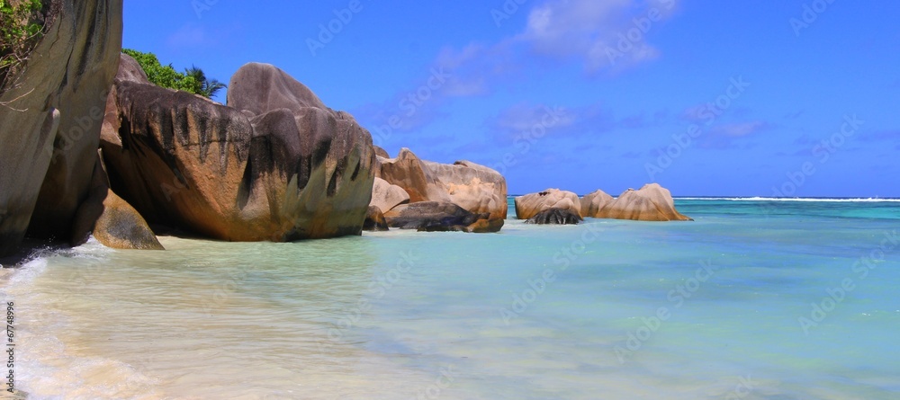 plage, anse source d'Argent, Seychelles
